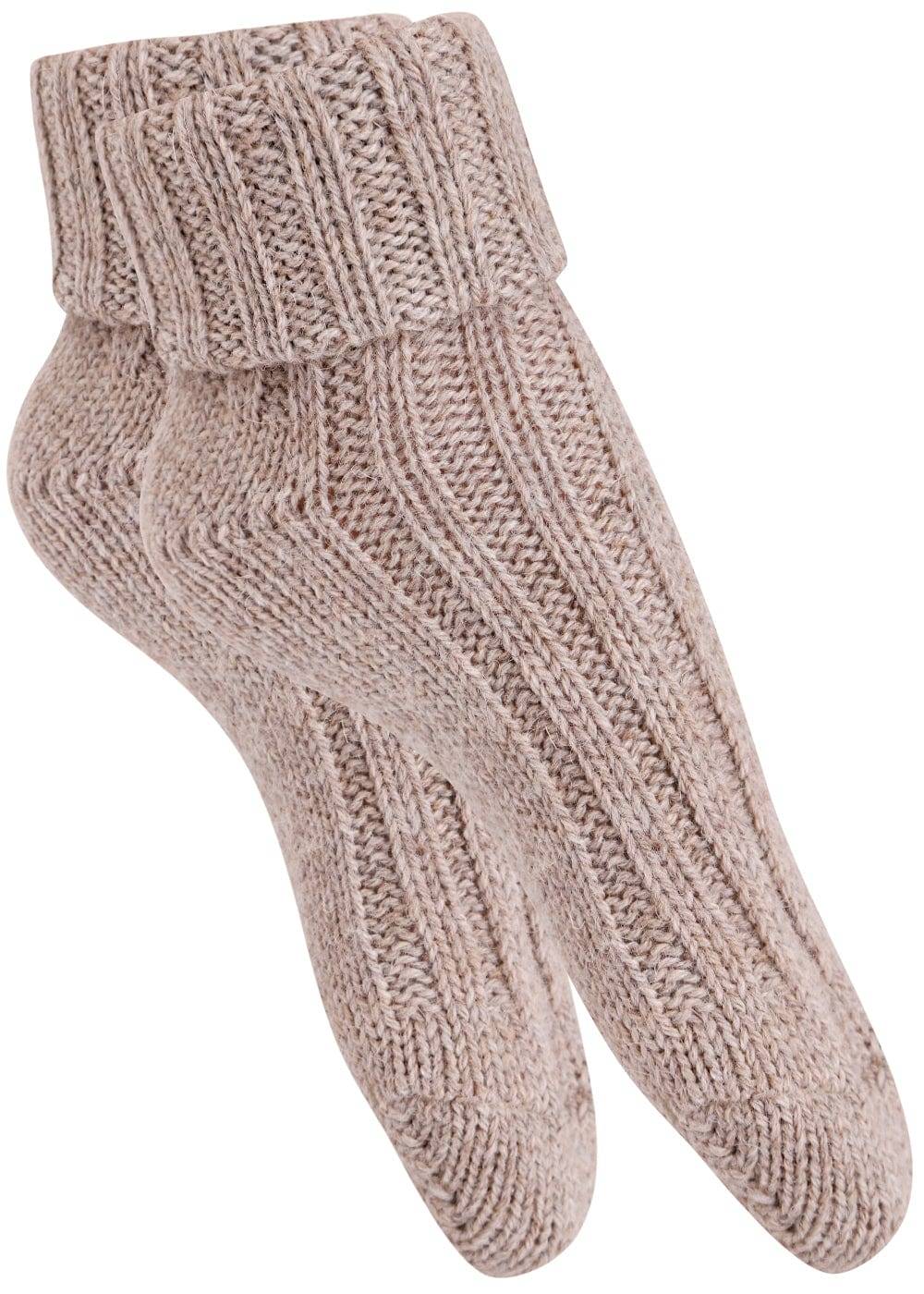 KB Socken Alpakasocken Umschlag - nicht festgenäht Lagerräumung