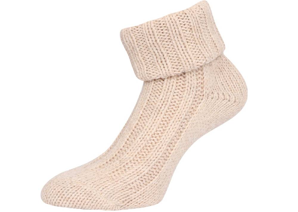 KB Socken Alpakasocken mit Umschlag dickgestrickt - 2 Paar VIP-Rabatte