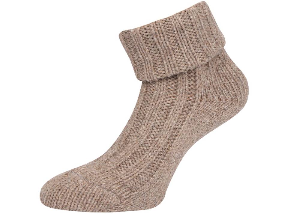KB Socken Alpakasocken mit Umschlag dickgestrickt - 2 Paar VIP-Rabatte