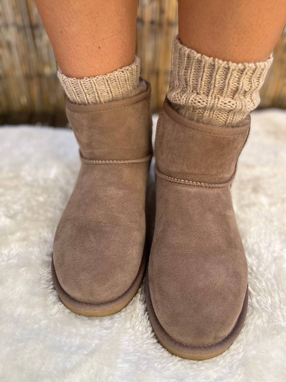 KB Socken Alpakasocken mit Umschlag dickgestrickt - 2 Paar VIP-Rabatte