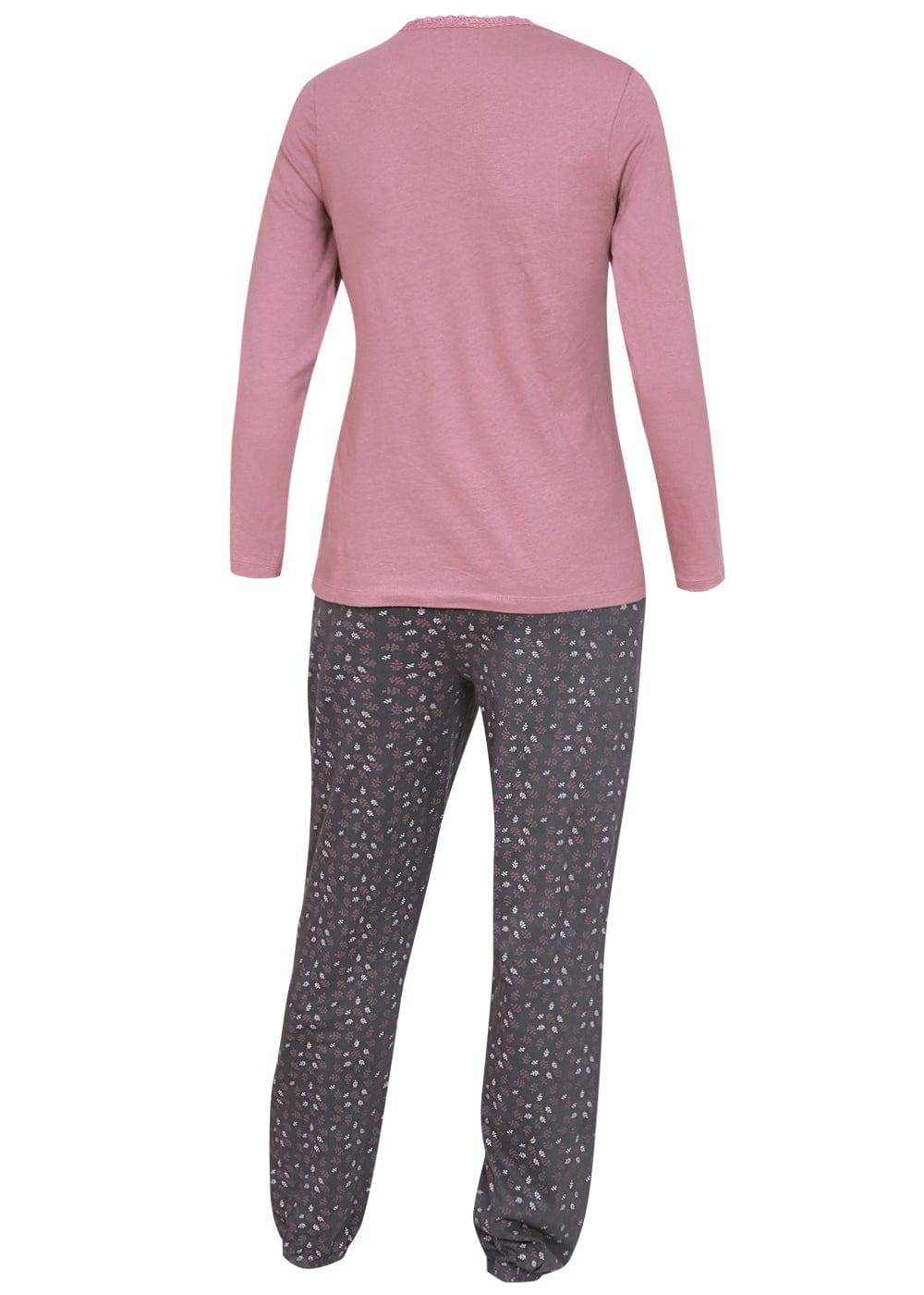 KB Socken Damen Schlafanzug langärmelig lange Hose - 100% Baumwolle Preisnachlass
