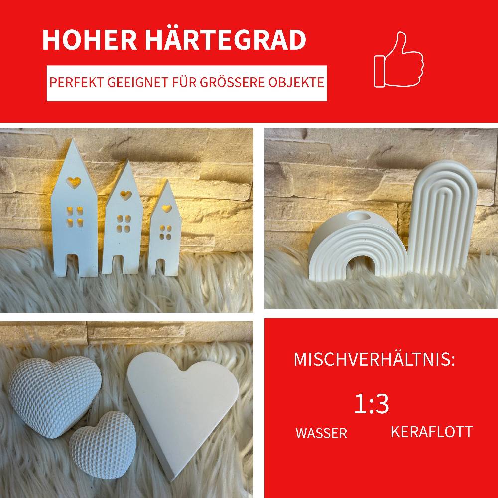 KB Socken KERAflott Reliefgießpulver weiß 1 kg Neueste Mode