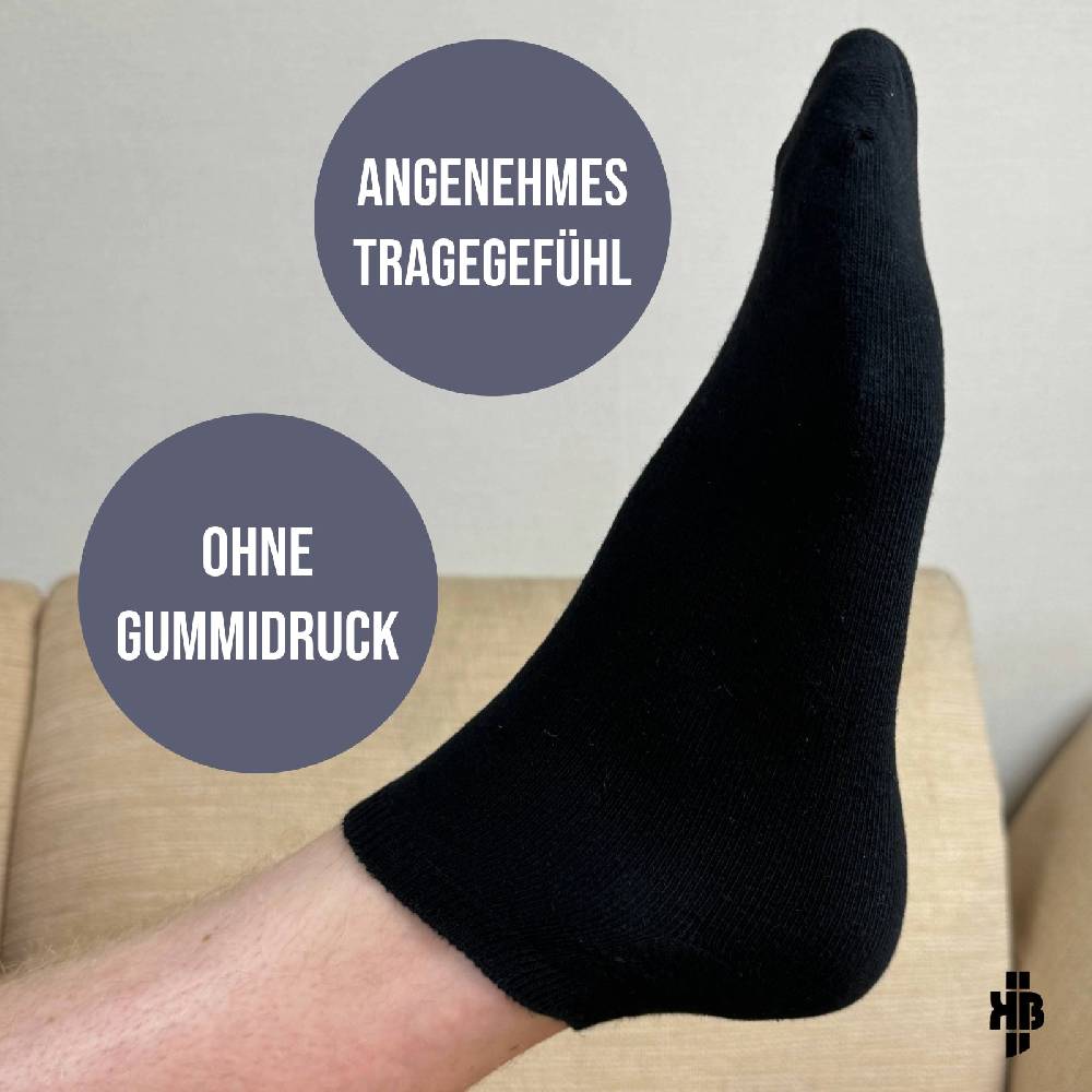 KB Socken Herren Sneakersocken schwarz - 10 Paar Online