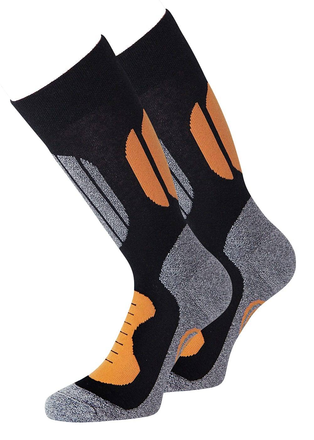KB Socken Wandersocken Trekkingsocken rot orange grau marine - 8 Paar Räumungsverkauf