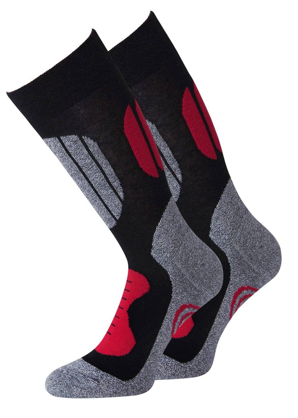 KB Socken Wandersocken Trekkingsocken rot orange grau marine - 8 Paar Räumungsverkauf