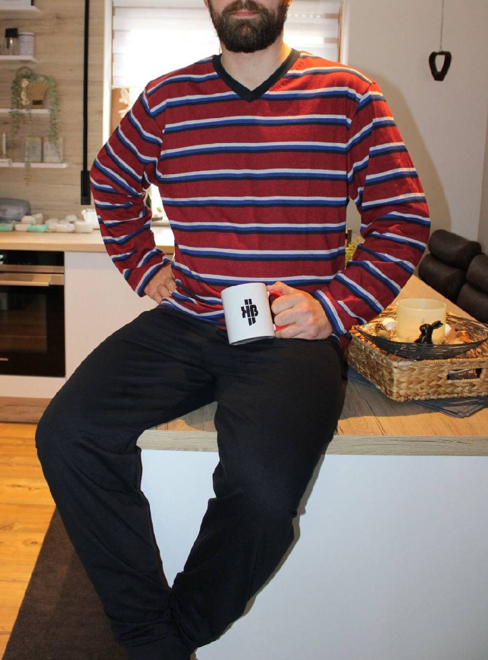 KB Socken Herren Schlafanzug lang gestreift - 100% Baumwolle Bis zu 50% Rabatt