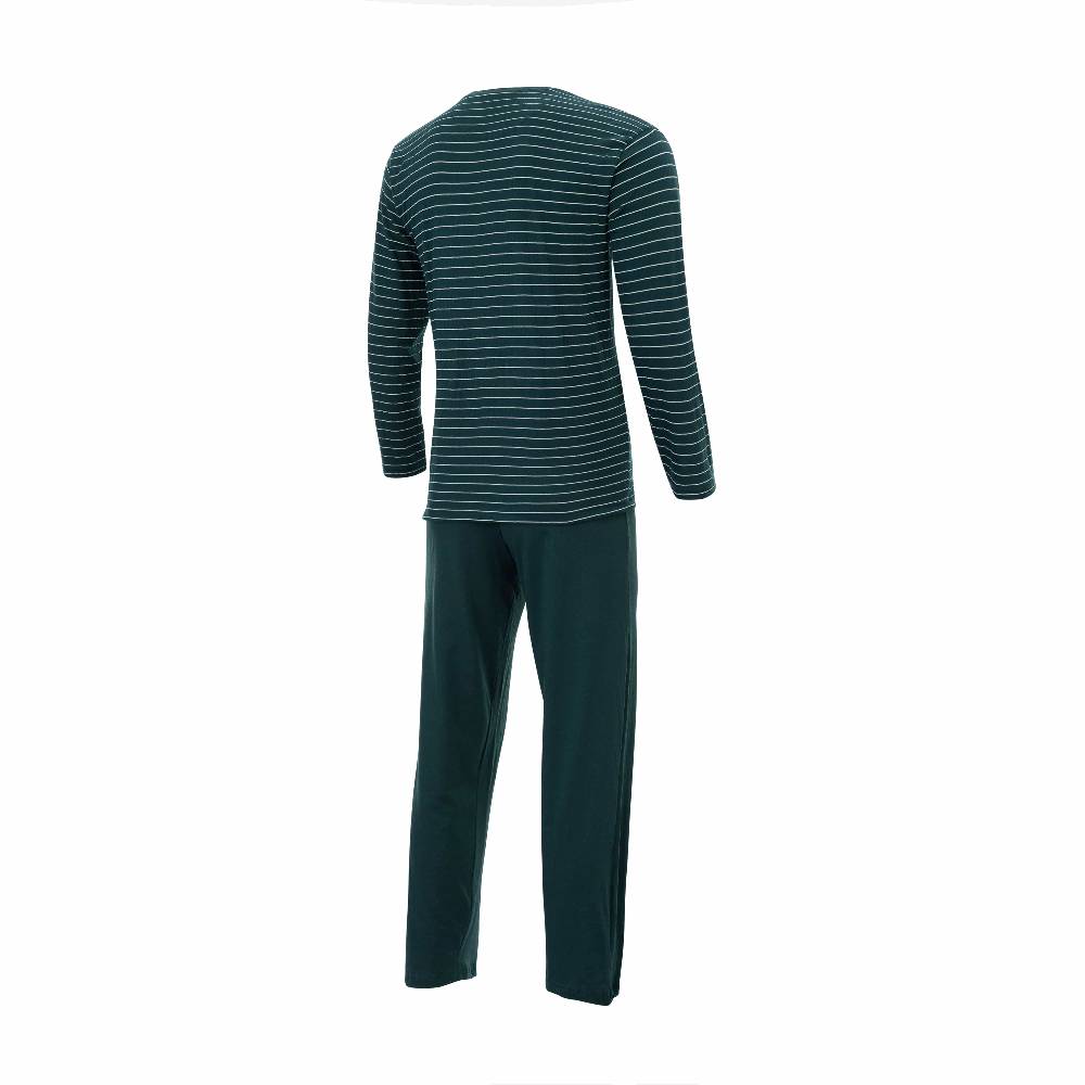 KB Socken Herren Schlafanzug lang Petrol Sonderangebot der Fabrik