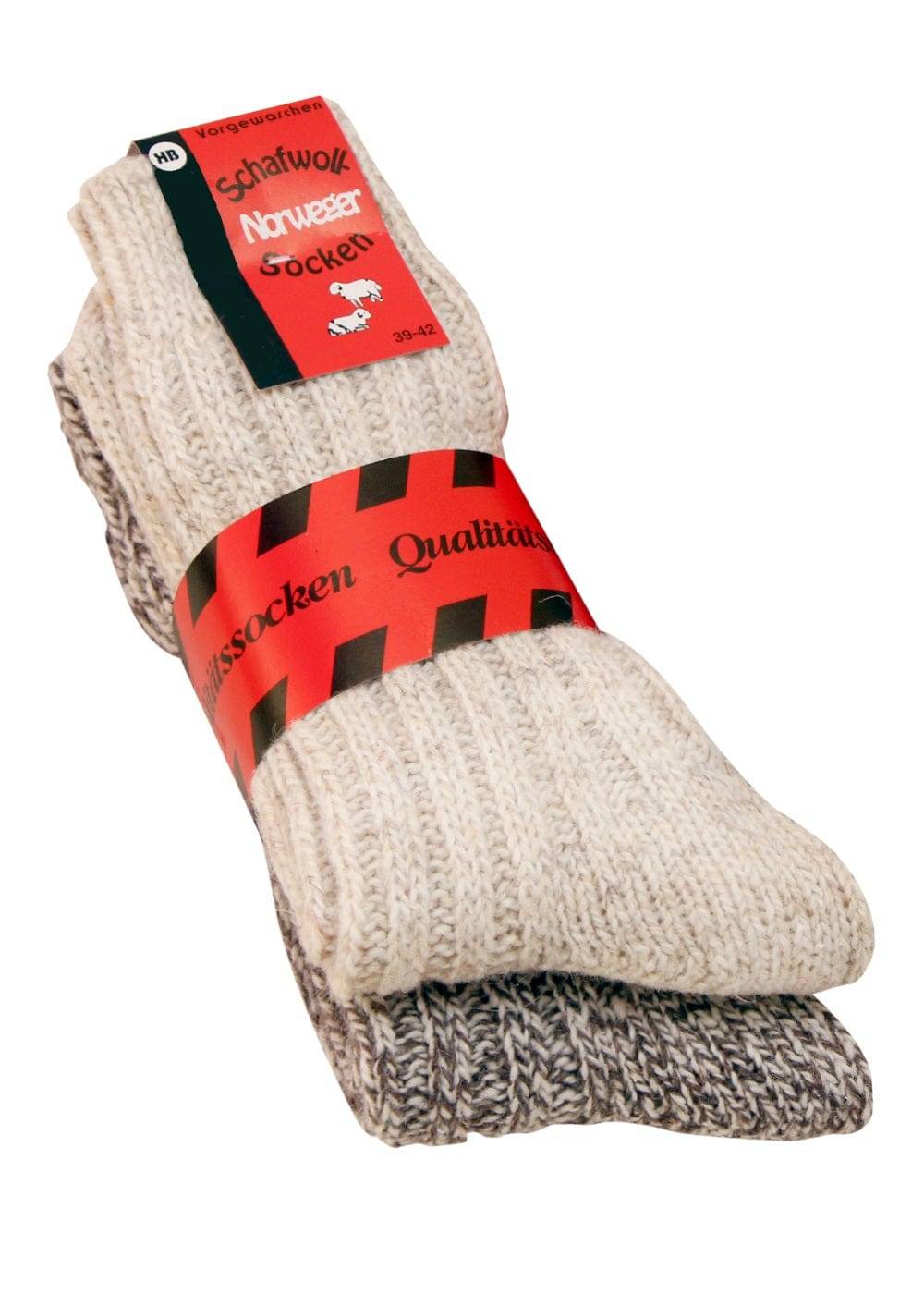 KB Socken Norwegersocken Beige - 2 Paar Online