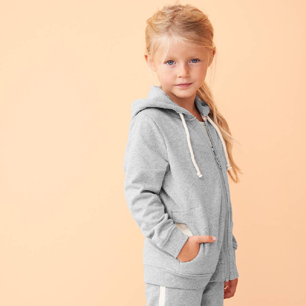 LIVING CRAFTS GINGER - Kapuzenjacke - Grey Melange Lagerräumung