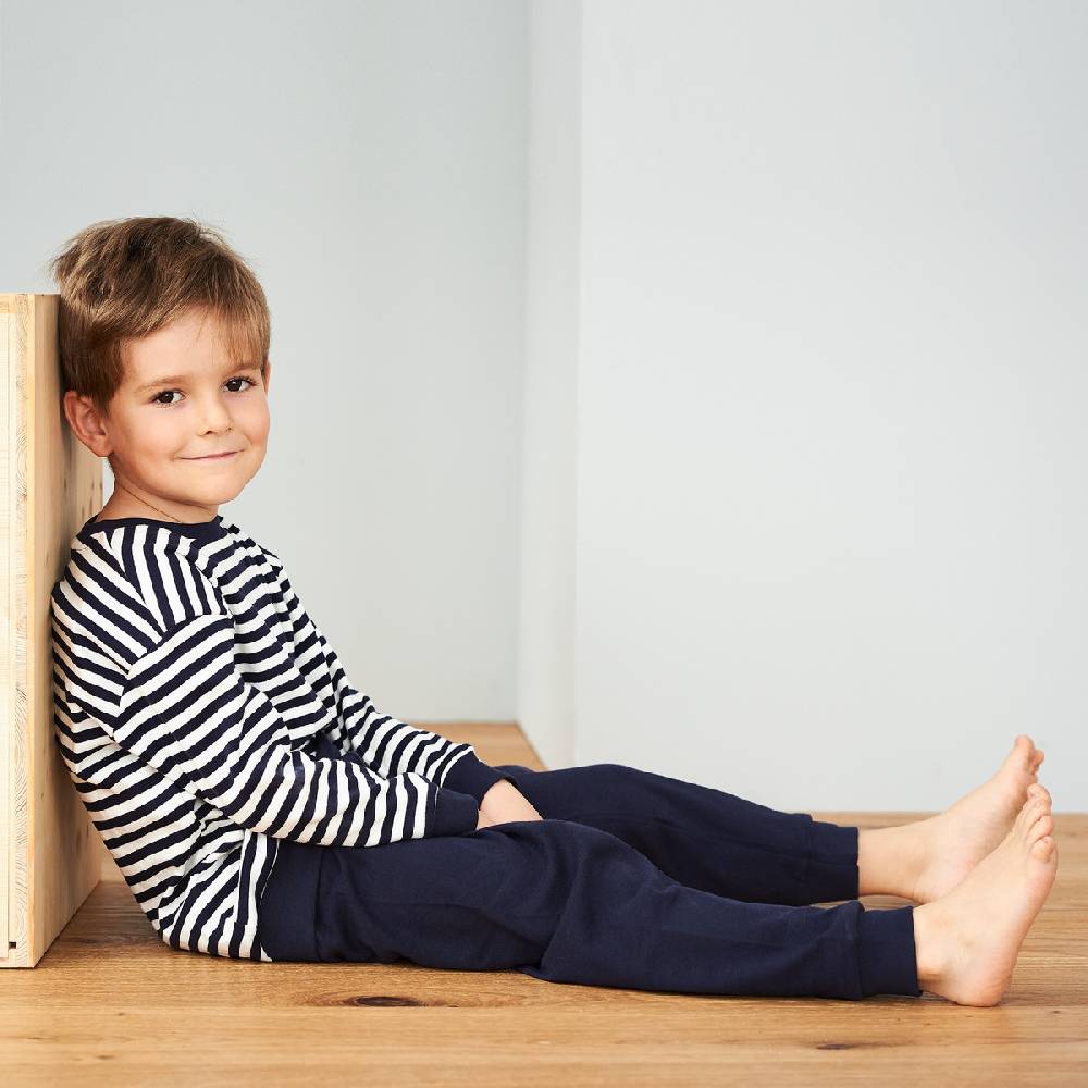 LIVING CRAFTS ELEPHANT - Kinderschlafanzug - Navy/White Heißer Verkauf