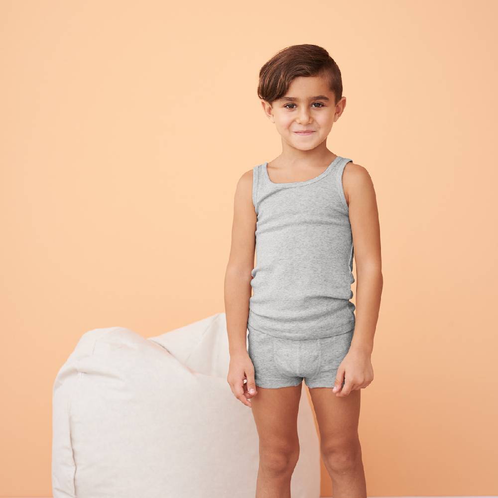 LIVING CRAFTS GNU - Unterhemd - Grey Melange Discount Store für neue Produkte