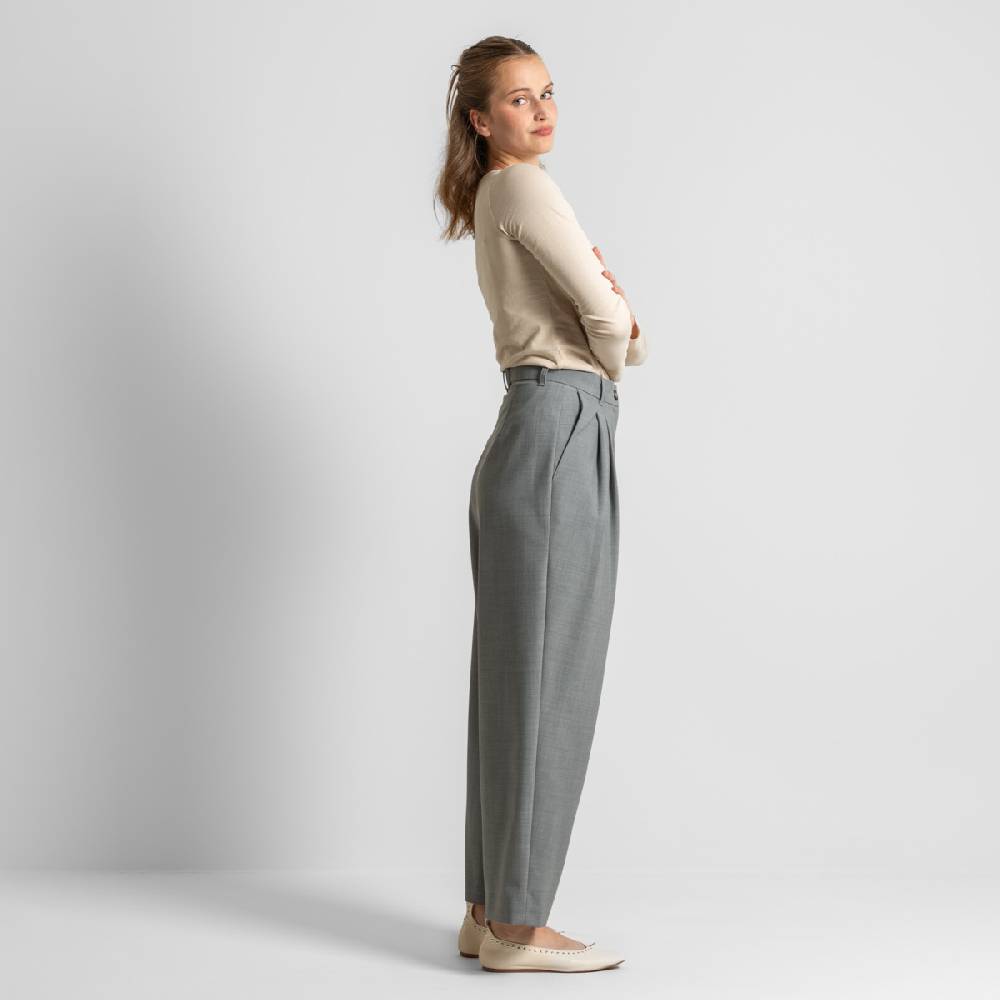 LIVING CRAFTS ELEXA - Hose - Grey Melange Kostenloser Versand international