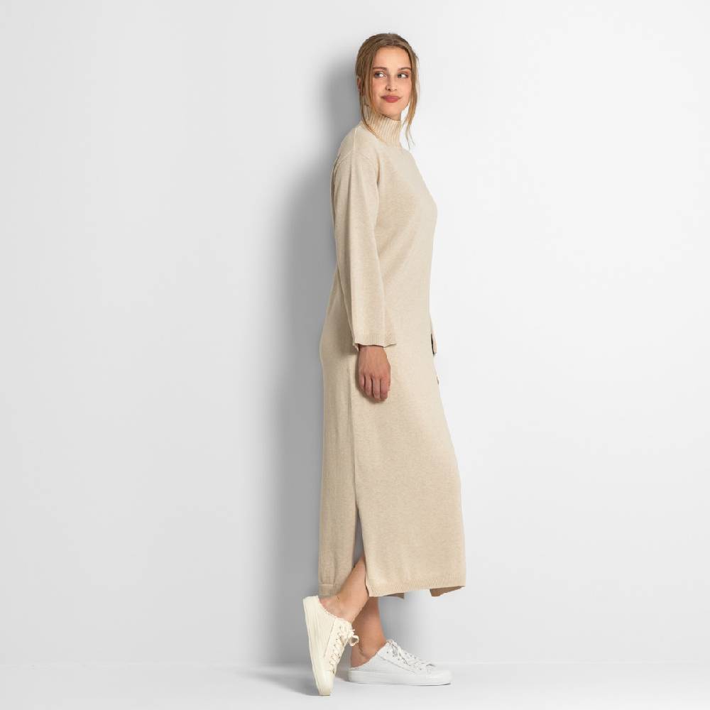 LIVING CRAFTS EELA - Strickkleid - Sand Fabrikladen