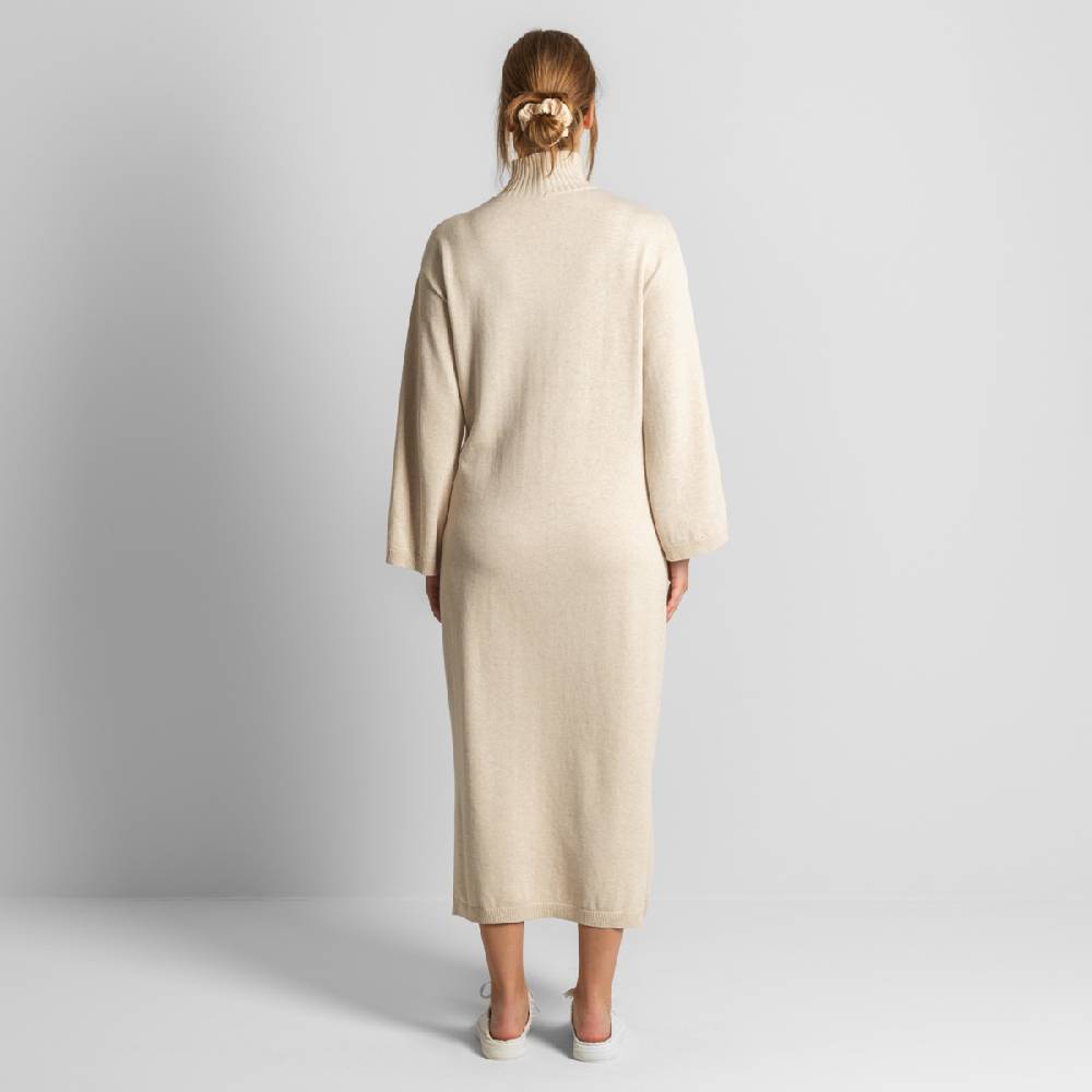 LIVING CRAFTS EELA - Strickkleid - Sand Fabrikladen