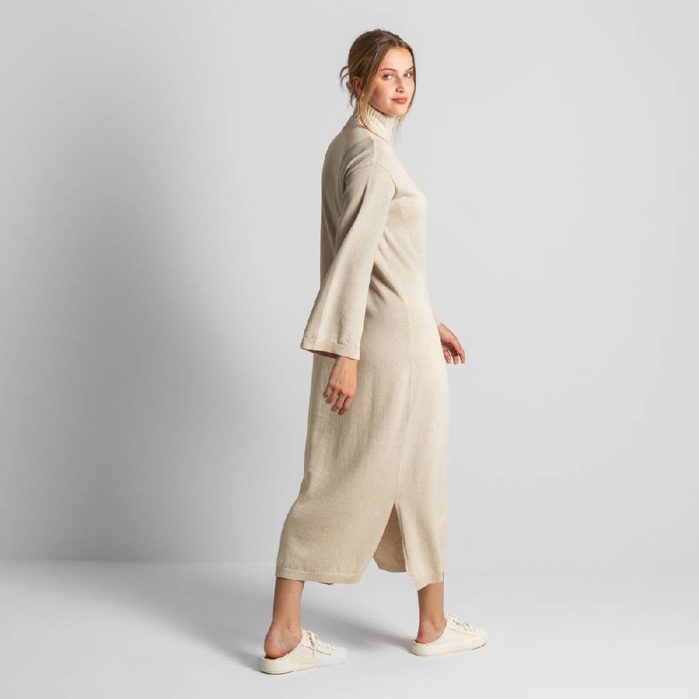LIVING CRAFTS EELA - Strickkleid - Sand Fabrikladen