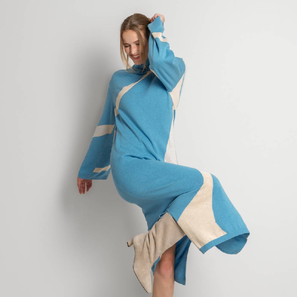 LIVING CRAFTS EELA - Strickkleid - ARTA Begrenzt auf 3 Tage