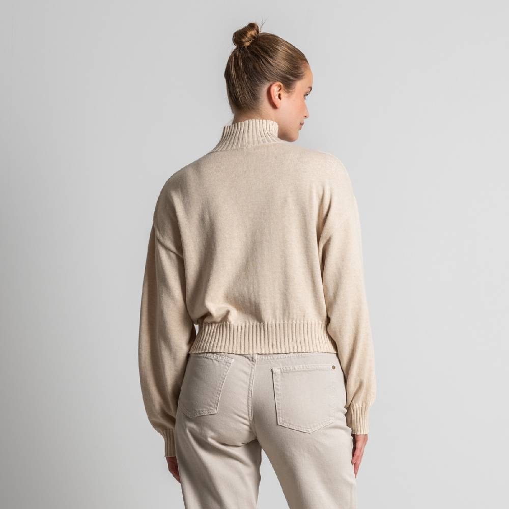 LIVING CRAFTS EUGENIE - Oversized Pullover - Sand Speichern exportieren