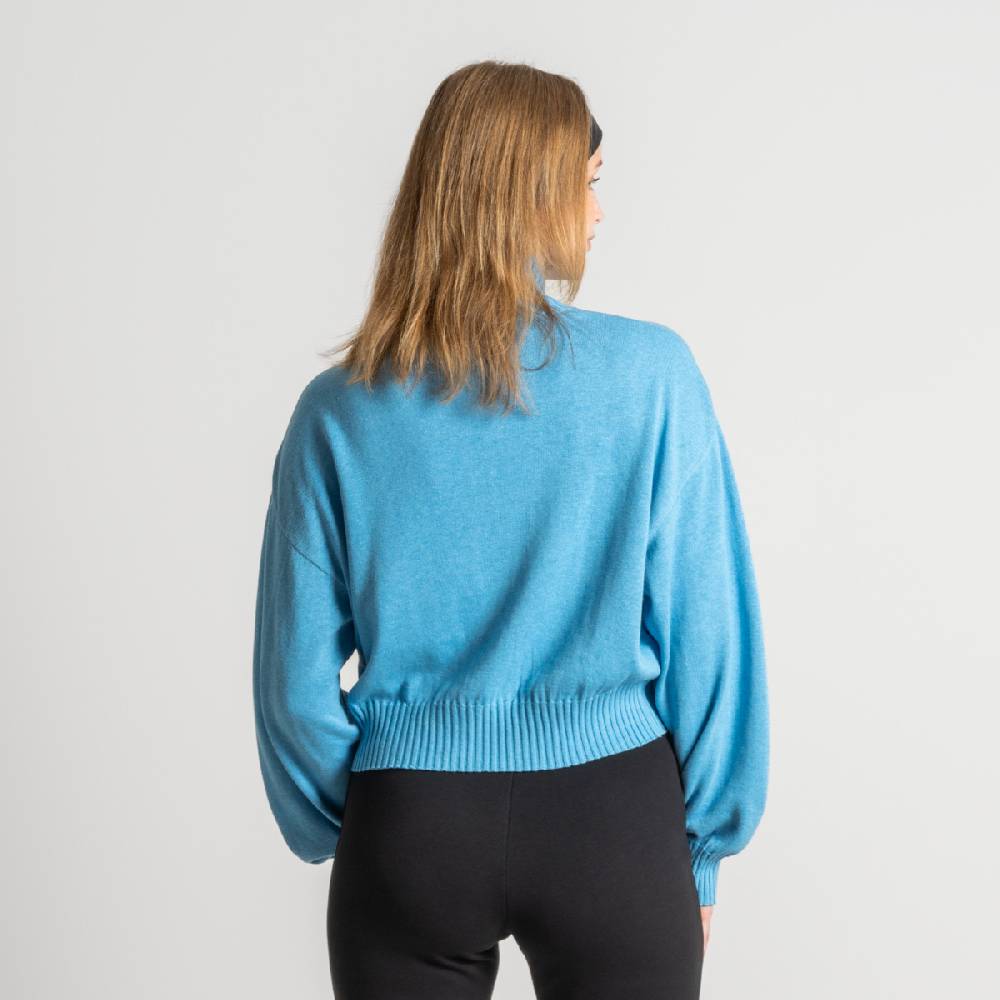 LIVING CRAFTS EUGENIE - Oversized Pullover - Cool Blue Black Friday Preise