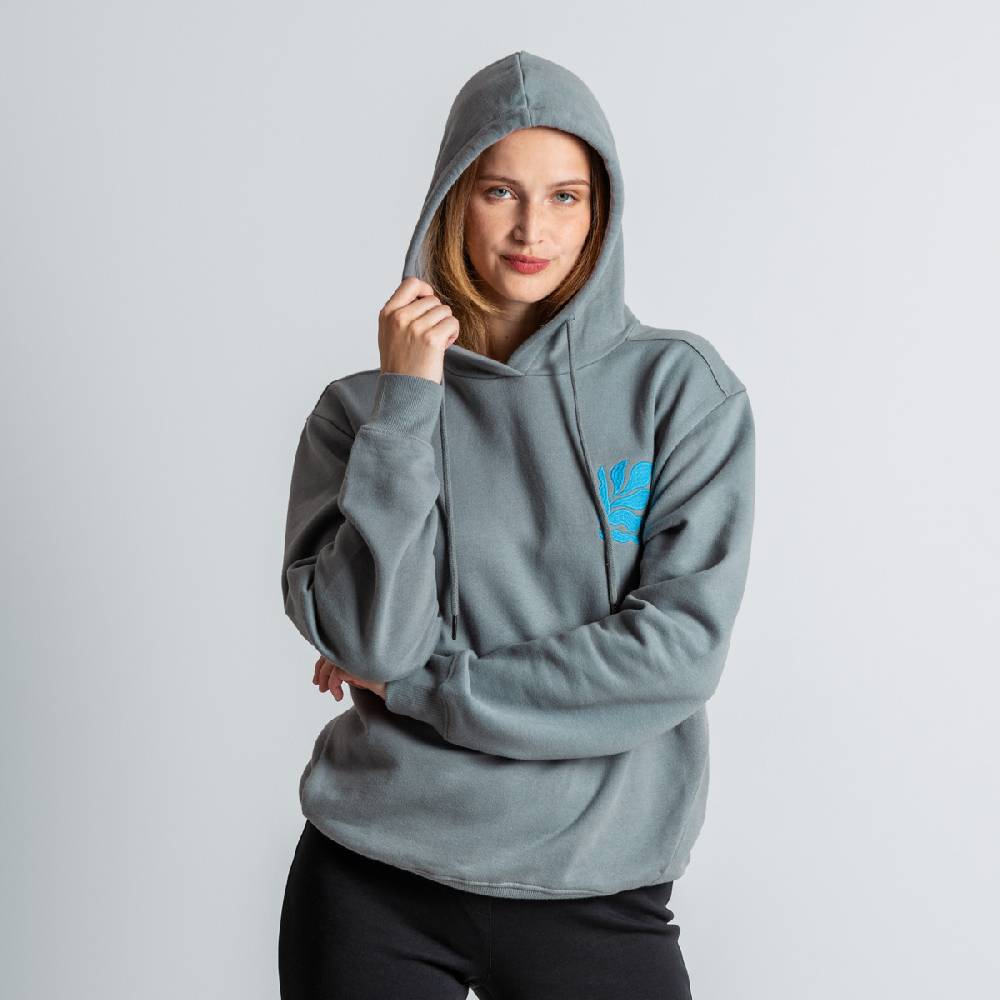 LIVING CRAFTS EUDORA - Hoodie - Stone Grey 2025