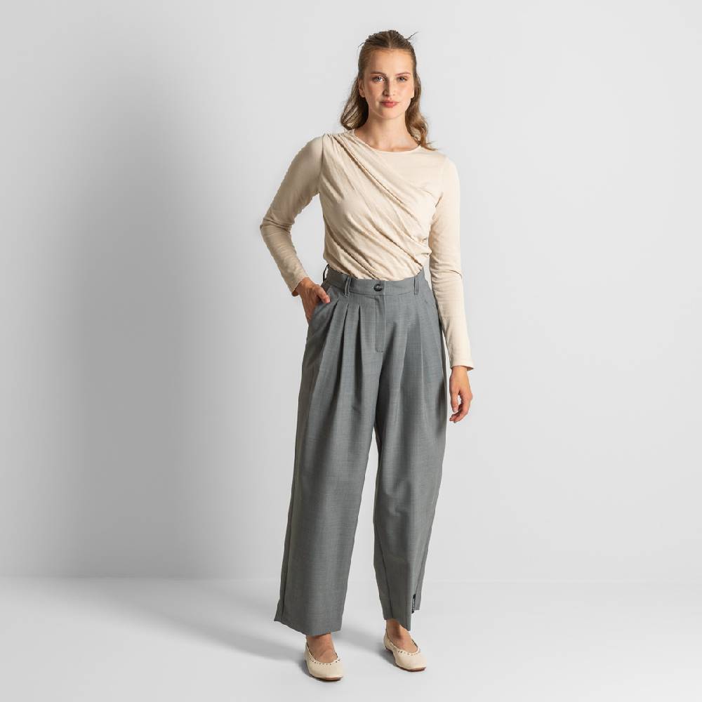 LIVING CRAFTS ELIN - Langarm Shirt - Sand Auslauf