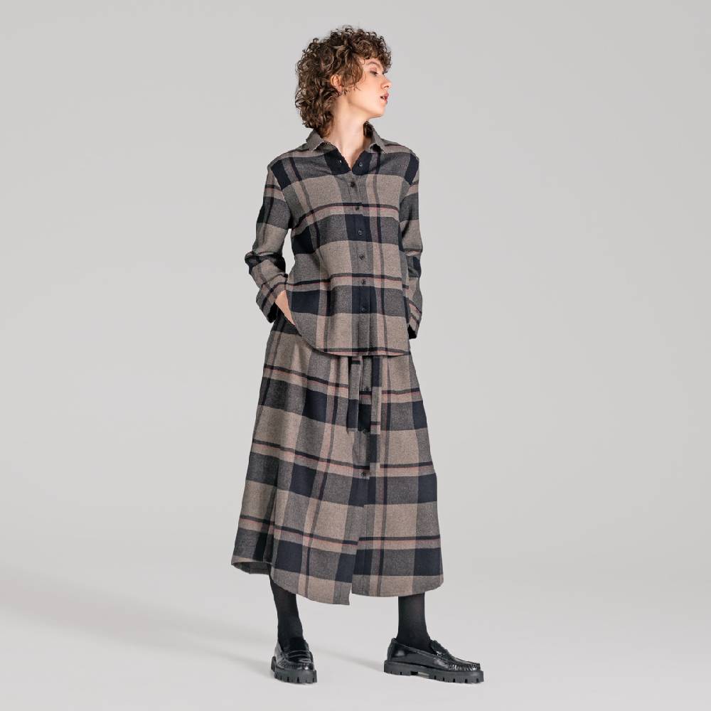 LIVING CRAFTS CHARU - Kleid - Black Check Hotsell