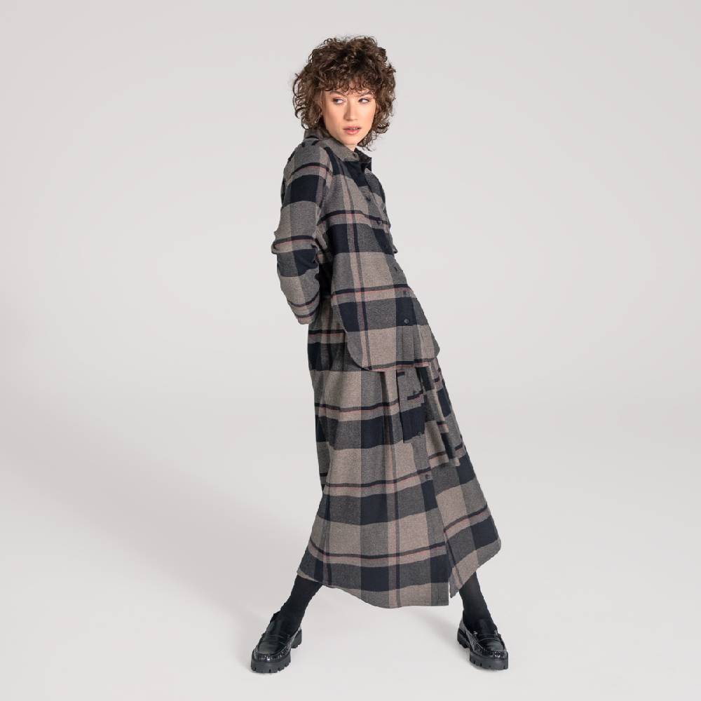 LIVING CRAFTS CHARU - Kleid - Black Check Hotsell