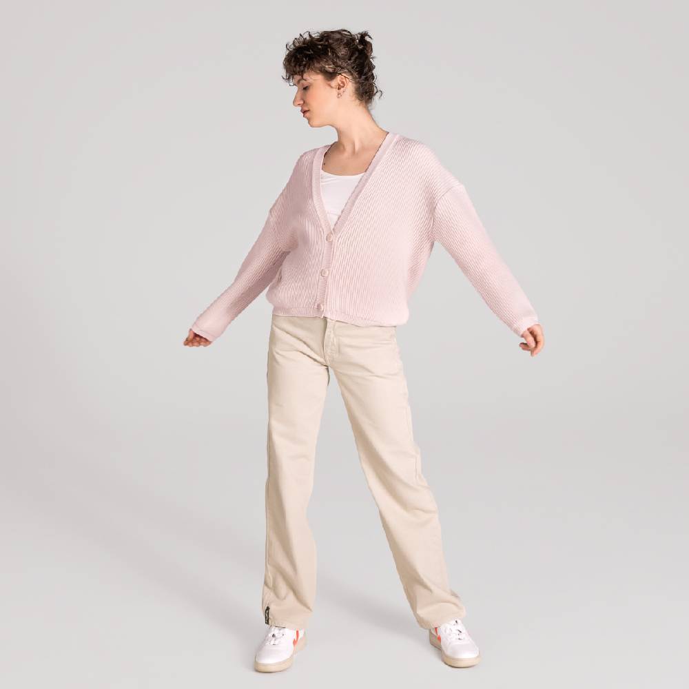 LIVING CRAFTS ALFREY - Strickjacke boxy - Nude Rabatt