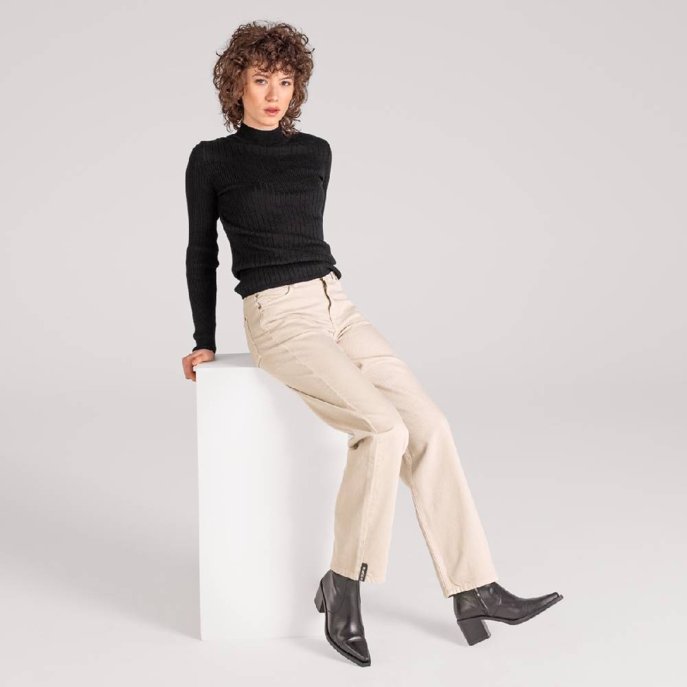 LIVING CRAFTS ANOUK - Color Denim - Offwhite Begrenztes Angebot