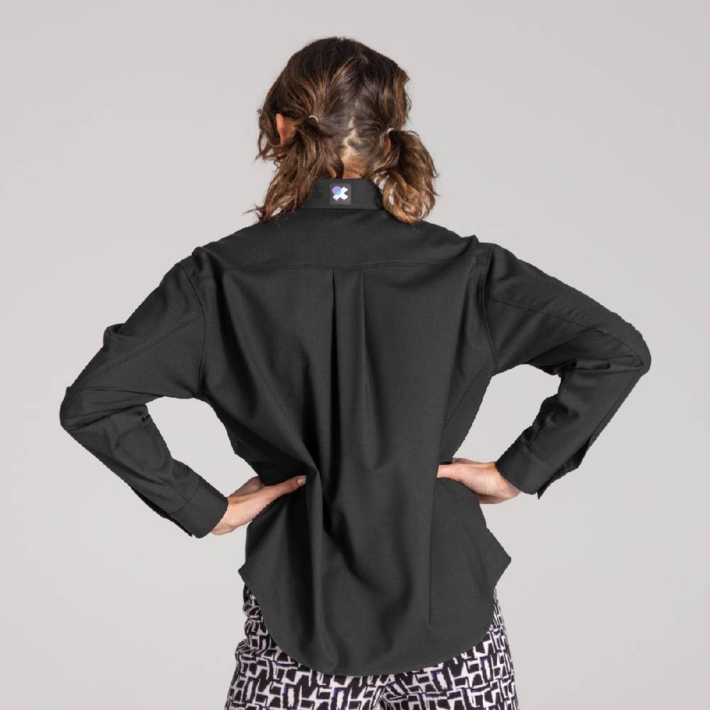 LIVING CRAFTS ALIX - Utility Shirt - Black Online Shopping