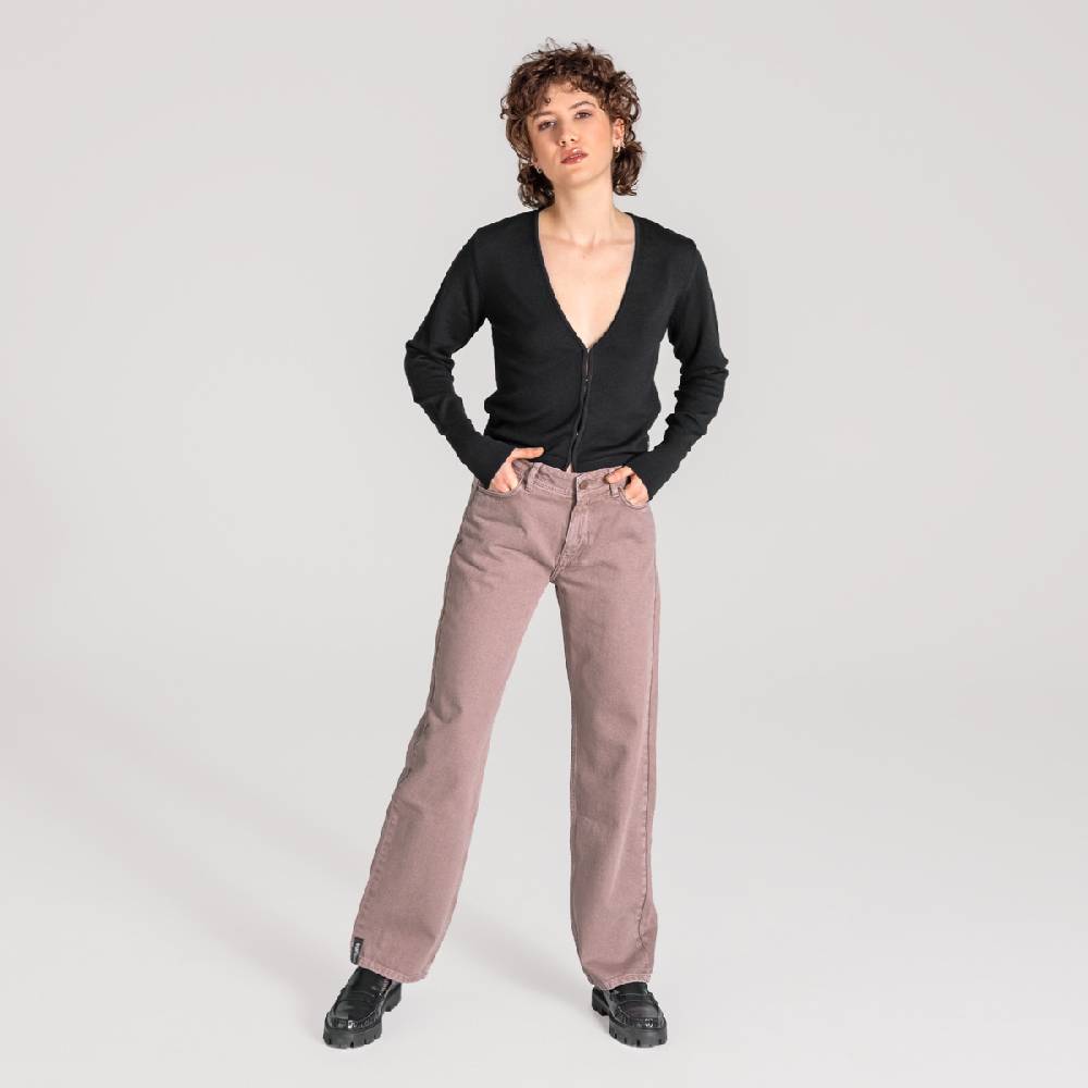 LIVING CRAFTS ALIZEE - Strickjacke - Off Black Black Friday