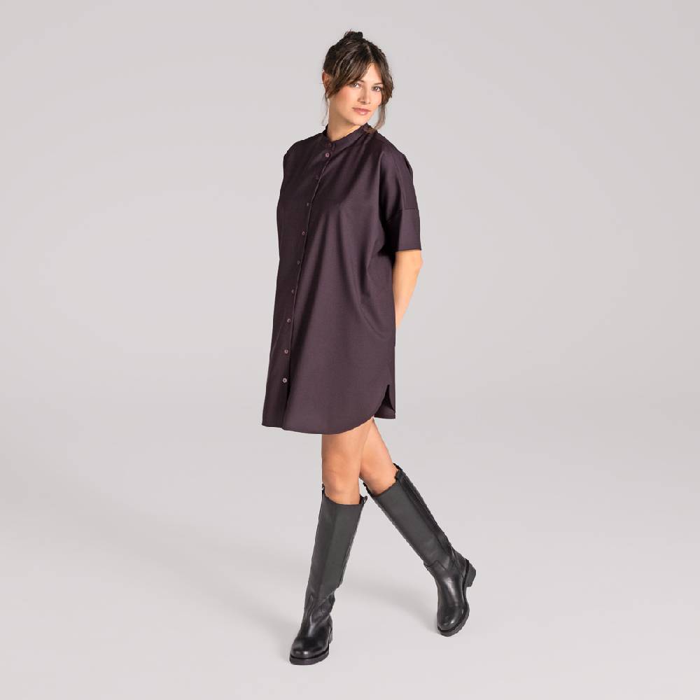 LIVING CRAFTS AEON - Kleid - Aubergine Valentinstagsangebot