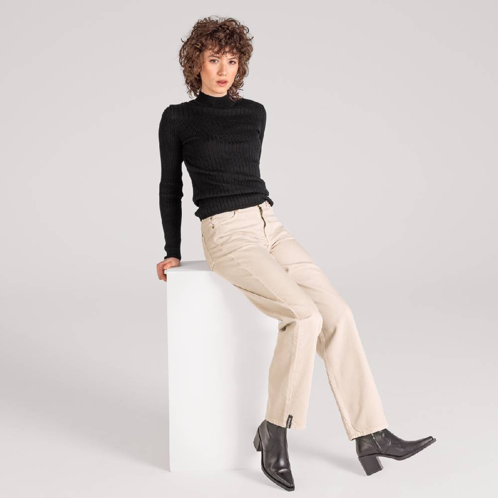 LIVING CRAFTS ABIONA - Langarm-Shirt - Off Black Jubiläumsangebot