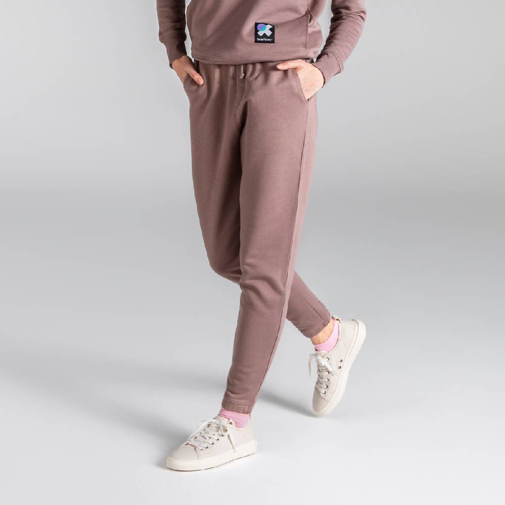 LIVING CRAFTS AHNOA - Sweat Pants - Mauve Heißer Verkauf