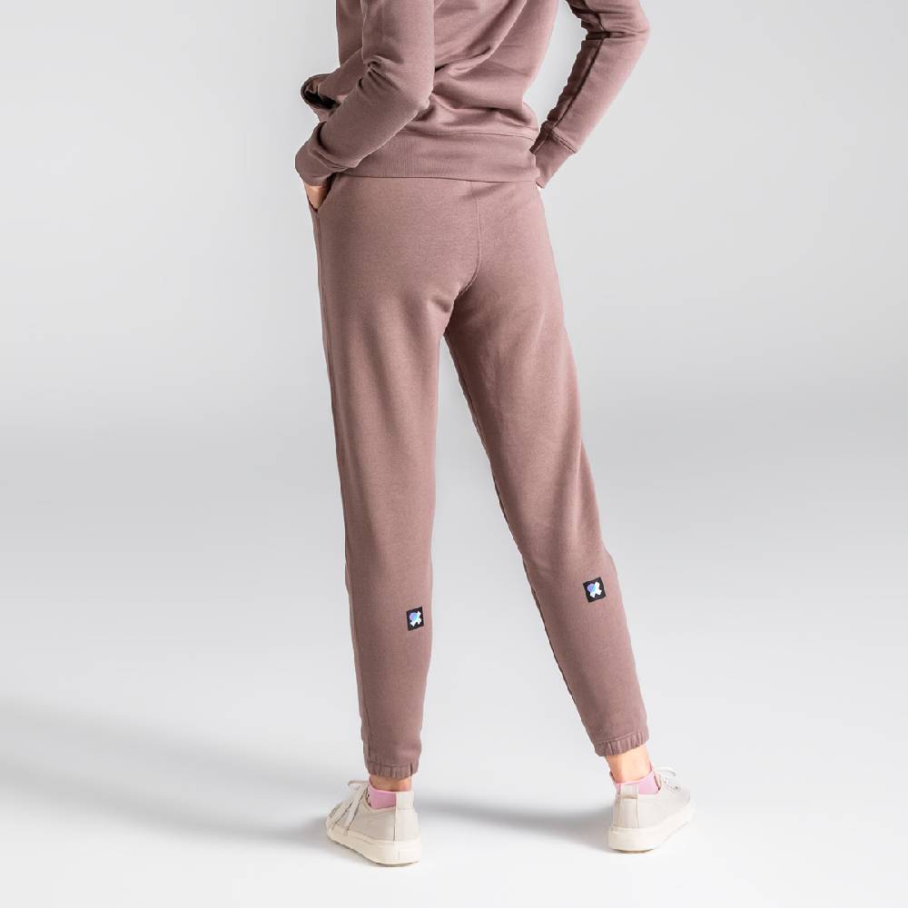 LIVING CRAFTS AHNOA - Sweat Pants - Mauve Heißer Verkauf