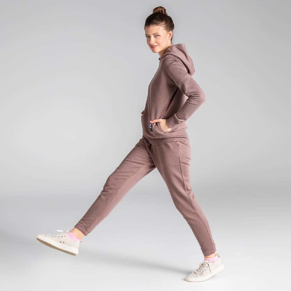 LIVING CRAFTS AHNOA - Sweat Pants - Mauve Heißer Verkauf