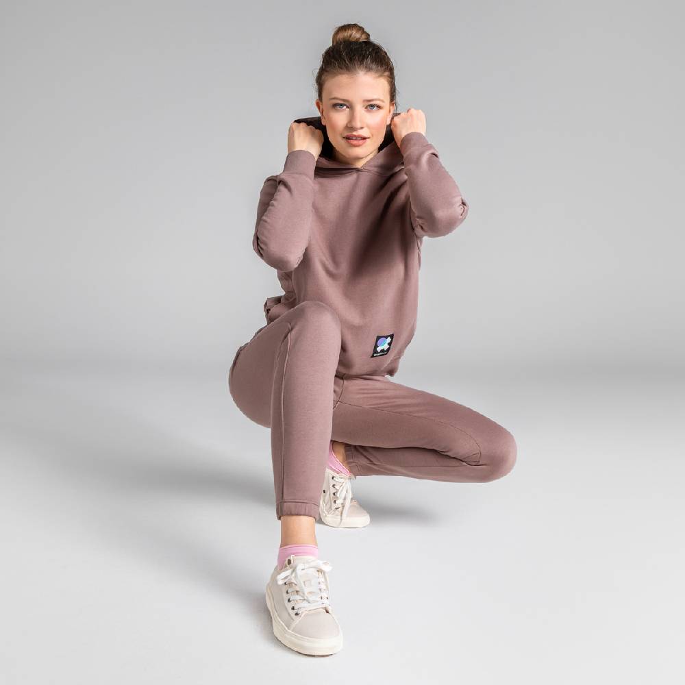 LIVING CRAFTS AHNOA - Sweat Pants - Mauve Heißer Verkauf