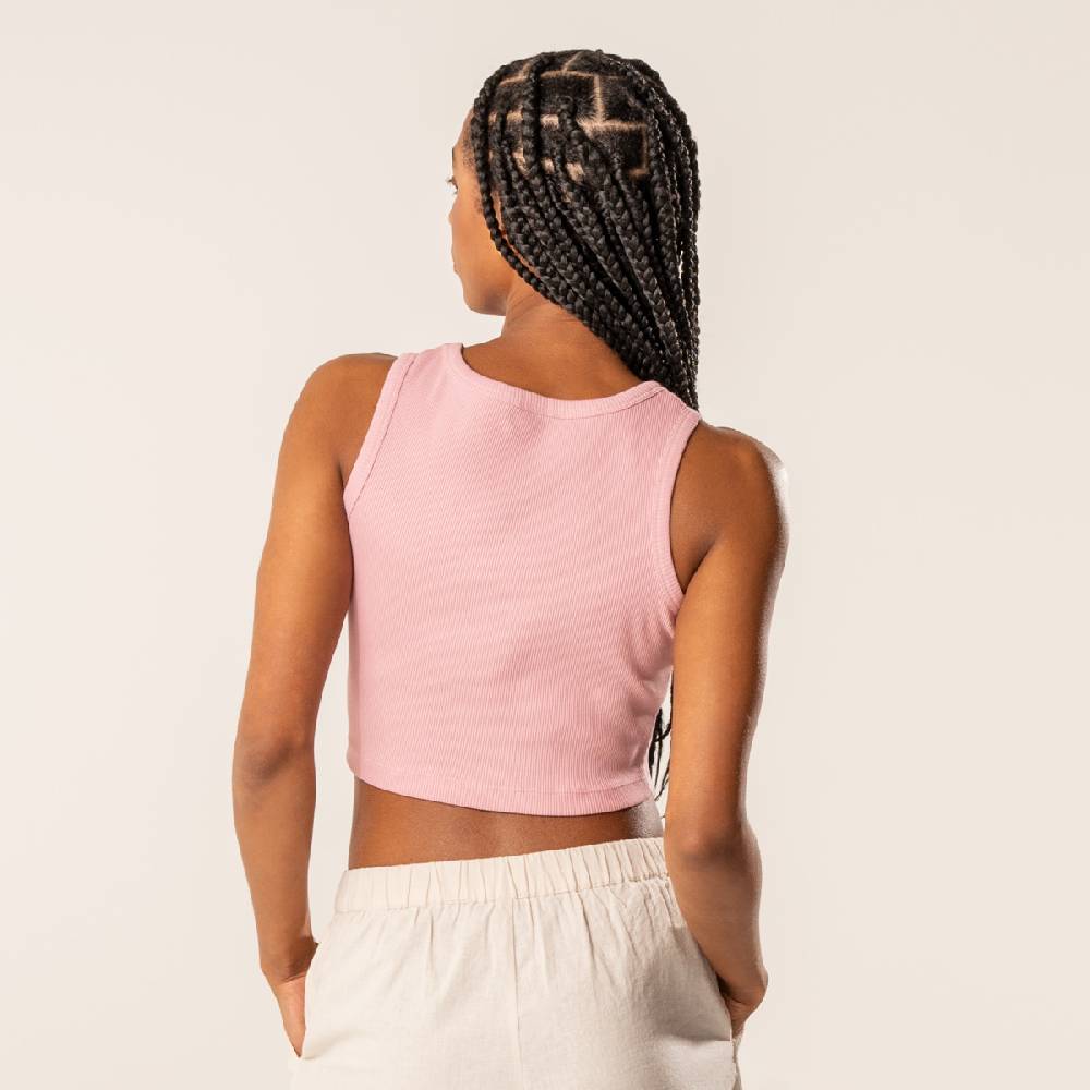 LIVING CRAFTS DEMI - Ripp-Crop-Top - Blush Letzte 2 Tage