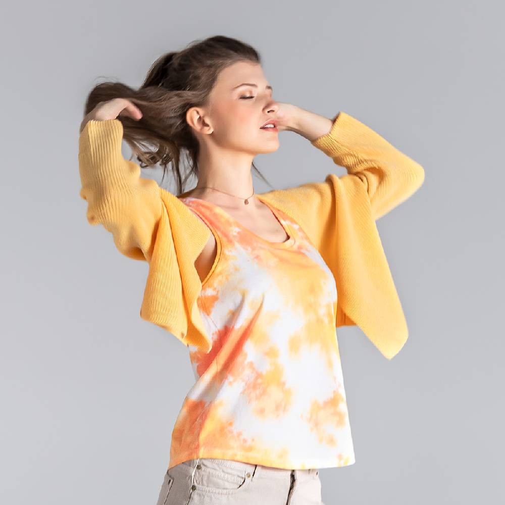 LIVING CRAFTS BINE - Strickjacke - Sunbleached Super Rabatt
