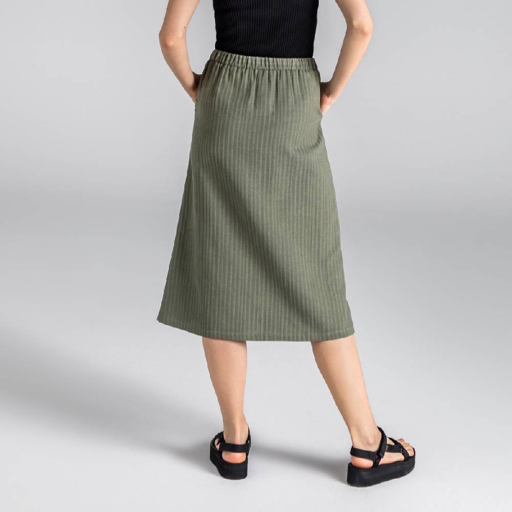 LIVING CRAFTS BEVEN - Rock - Khaki 50% Rabatt mit kostenlosem Versand