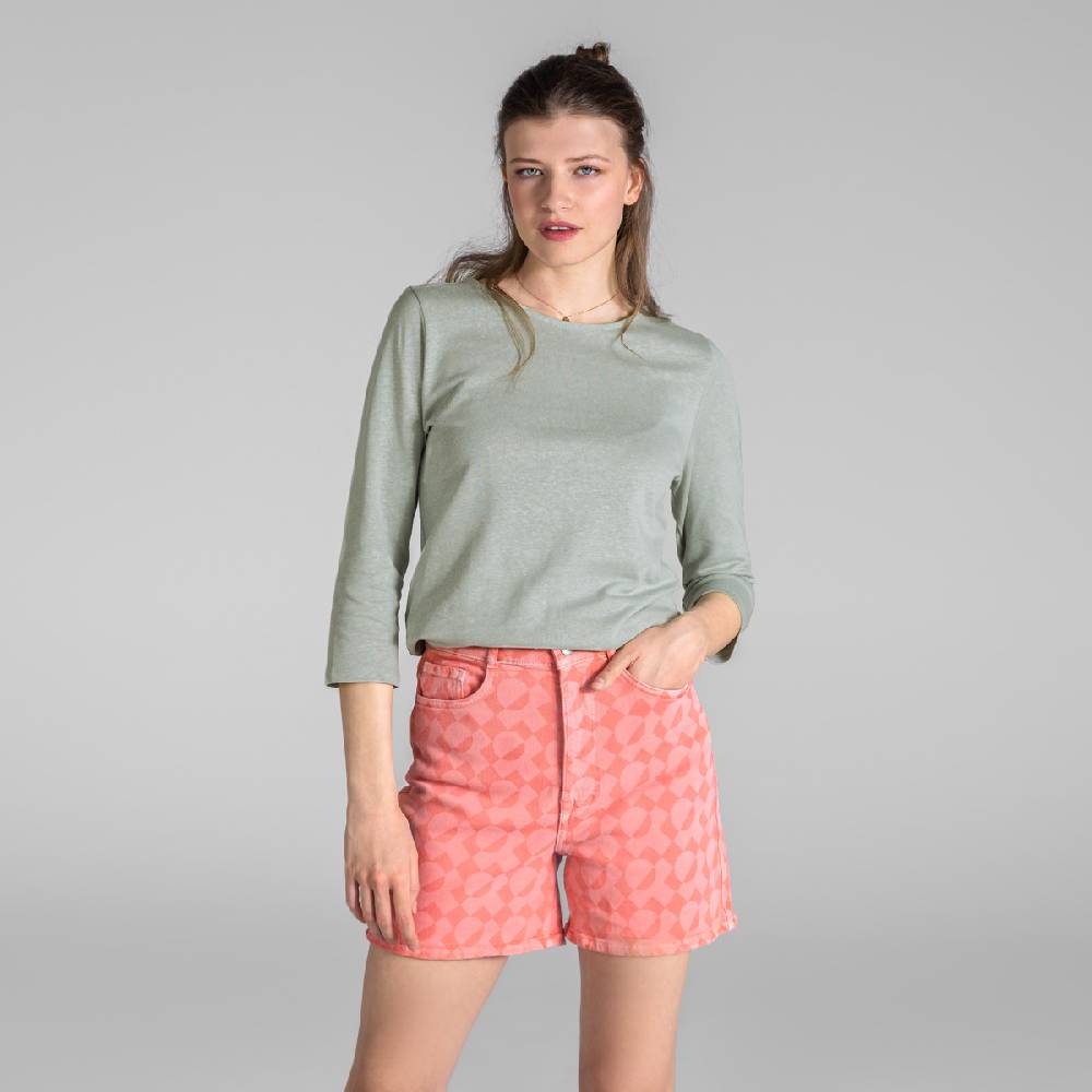 LIVING CRAFTS BONTJE - Jeans Shorts - Coral Speichern exportieren