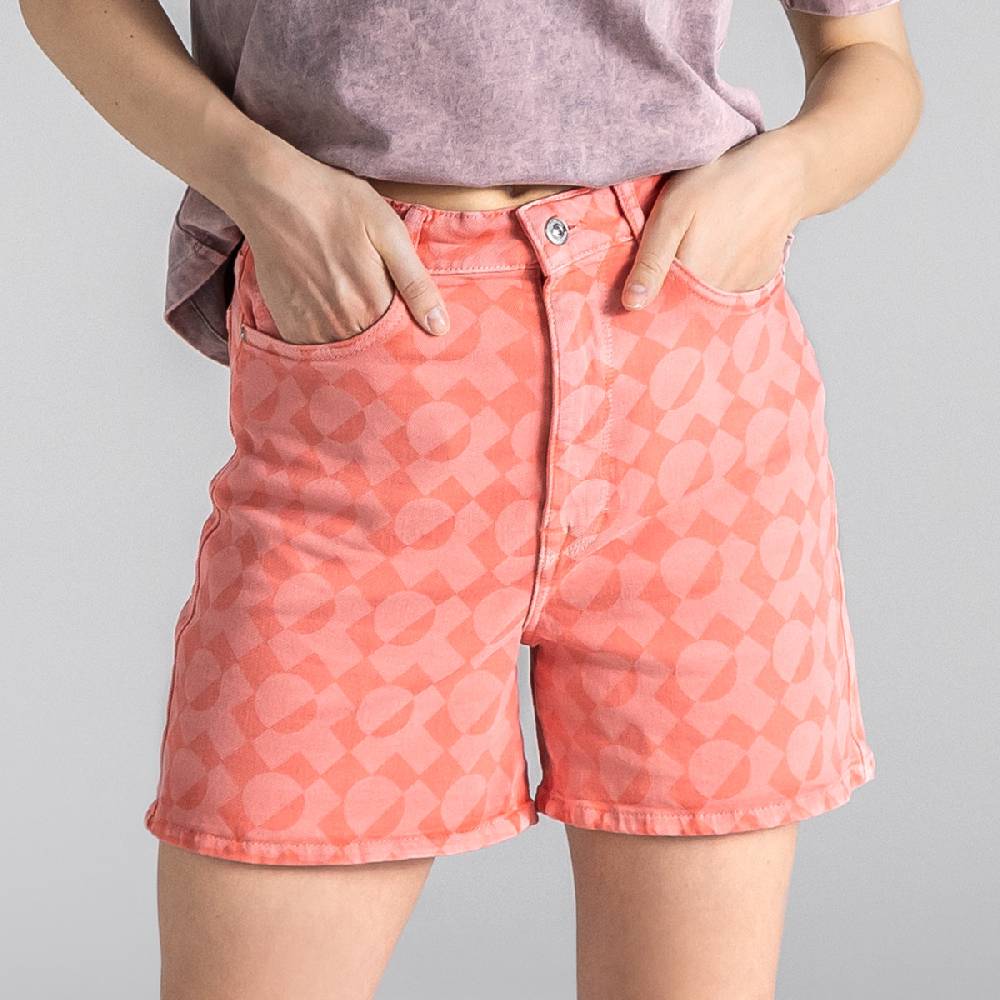 LIVING CRAFTS BONTJE - Jeans Shorts - Coral Speichern exportieren