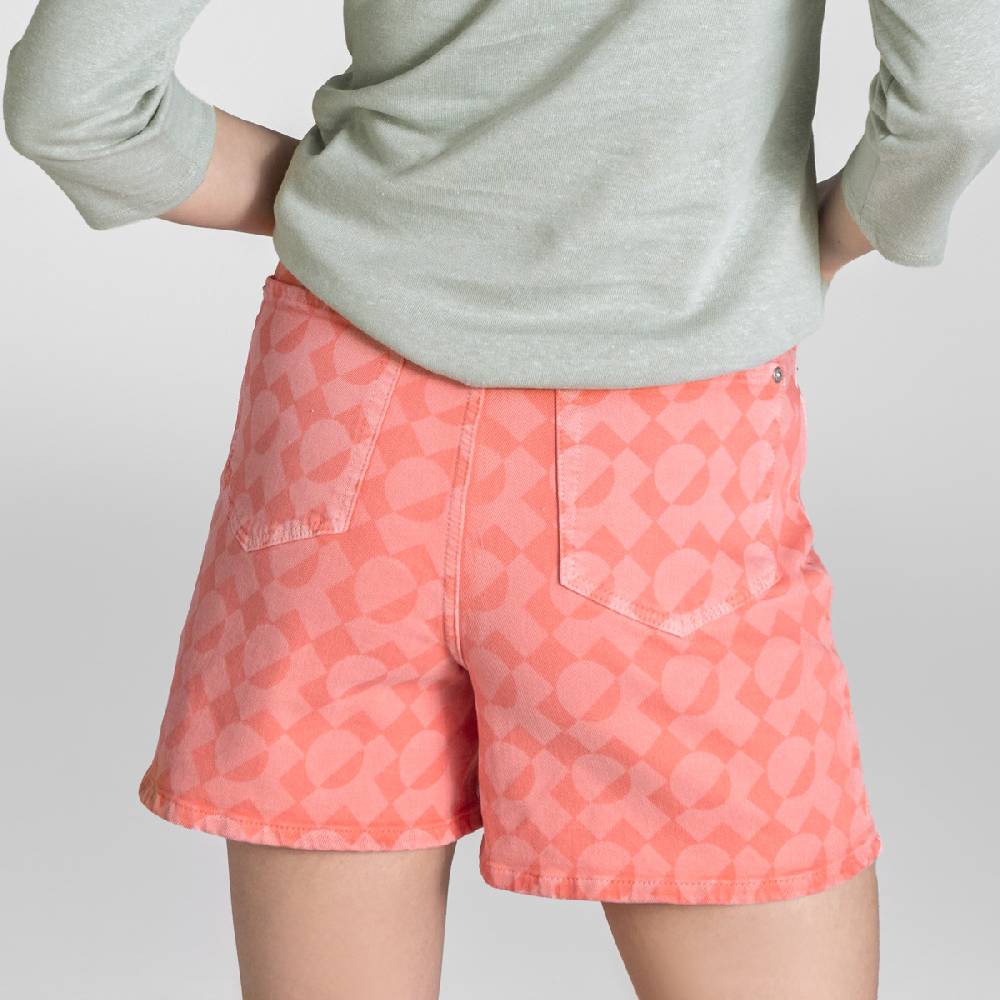 LIVING CRAFTS BONTJE - Jeans Shorts - Coral Speichern exportieren