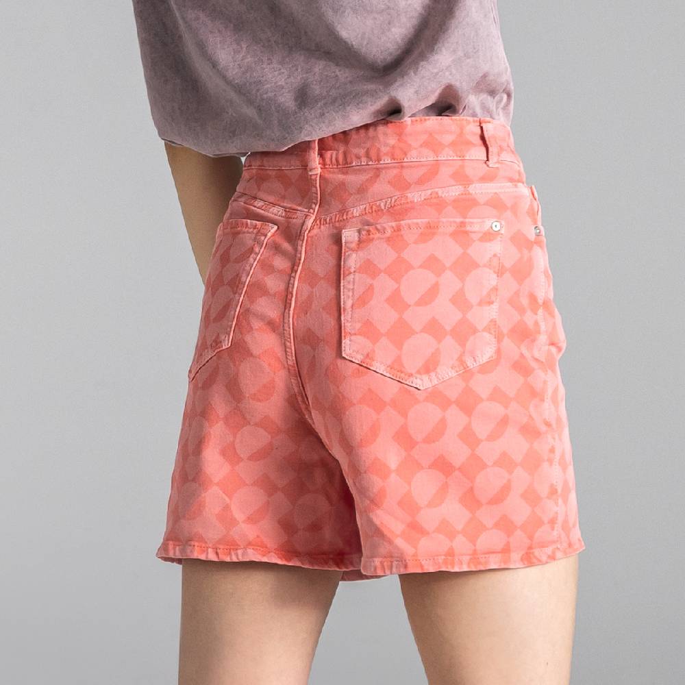 LIVING CRAFTS BONTJE - Jeans Shorts - Coral Speichern exportieren