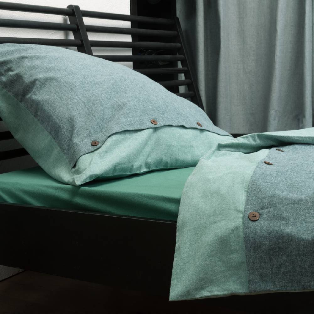 LIVING CRAFTS SARENTINO - Bettwäsche-Set, 2-teilig - Atlantic Sea Im Verkauf