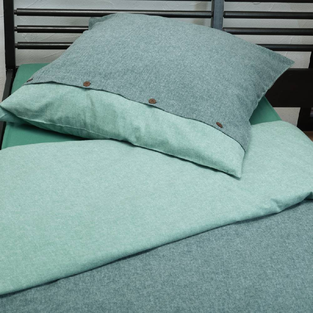 LIVING CRAFTS SARENTINO - Bettwäsche-Set, 2-teilig - Atlantic Sea Im Verkauf