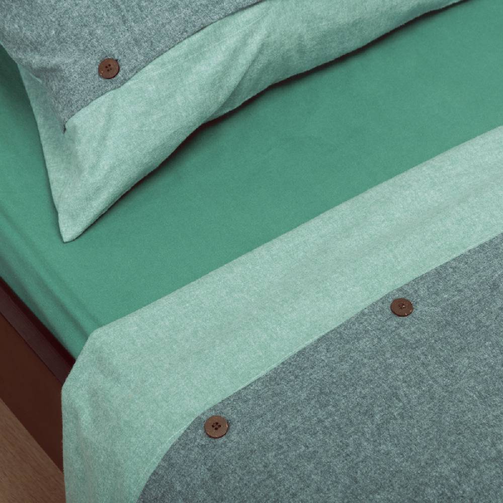 LIVING CRAFTS SARENTINO - Bettwäsche-Set, 2-teilig - Atlantic Sea Im Verkauf