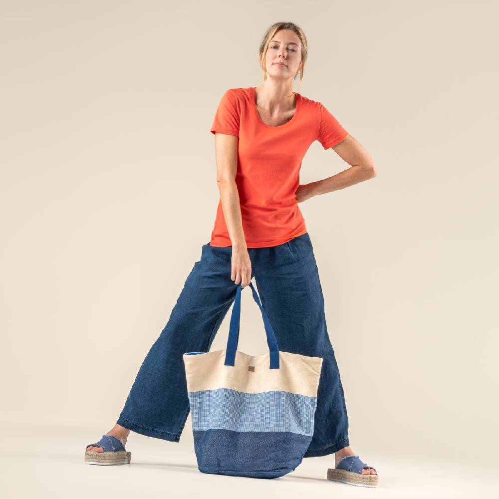 LIVING CRAFTS OMAN - Shopper - Shades of Denim Auslauf