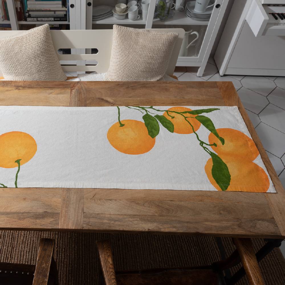 LIVING CRAFTS OREGANO - Tischläufer - Orange Fabrik Onlineshop