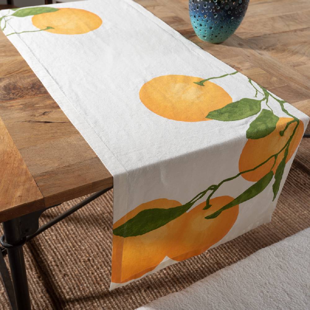 LIVING CRAFTS OREGANO - Tischläufer - Orange Fabrik Onlineshop