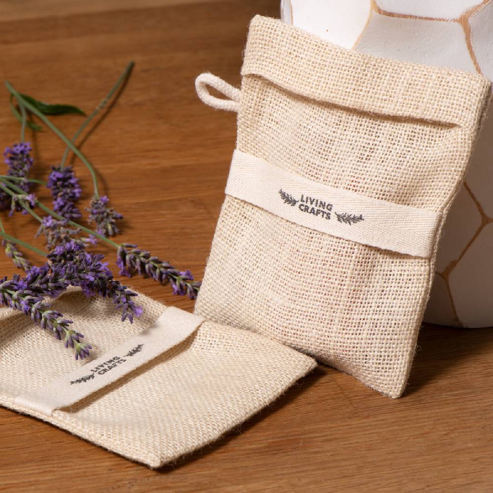 LIVING CRAFTS MATERA - Seifensäckchen, 2er Pack - Natural Versandkostenfrei
